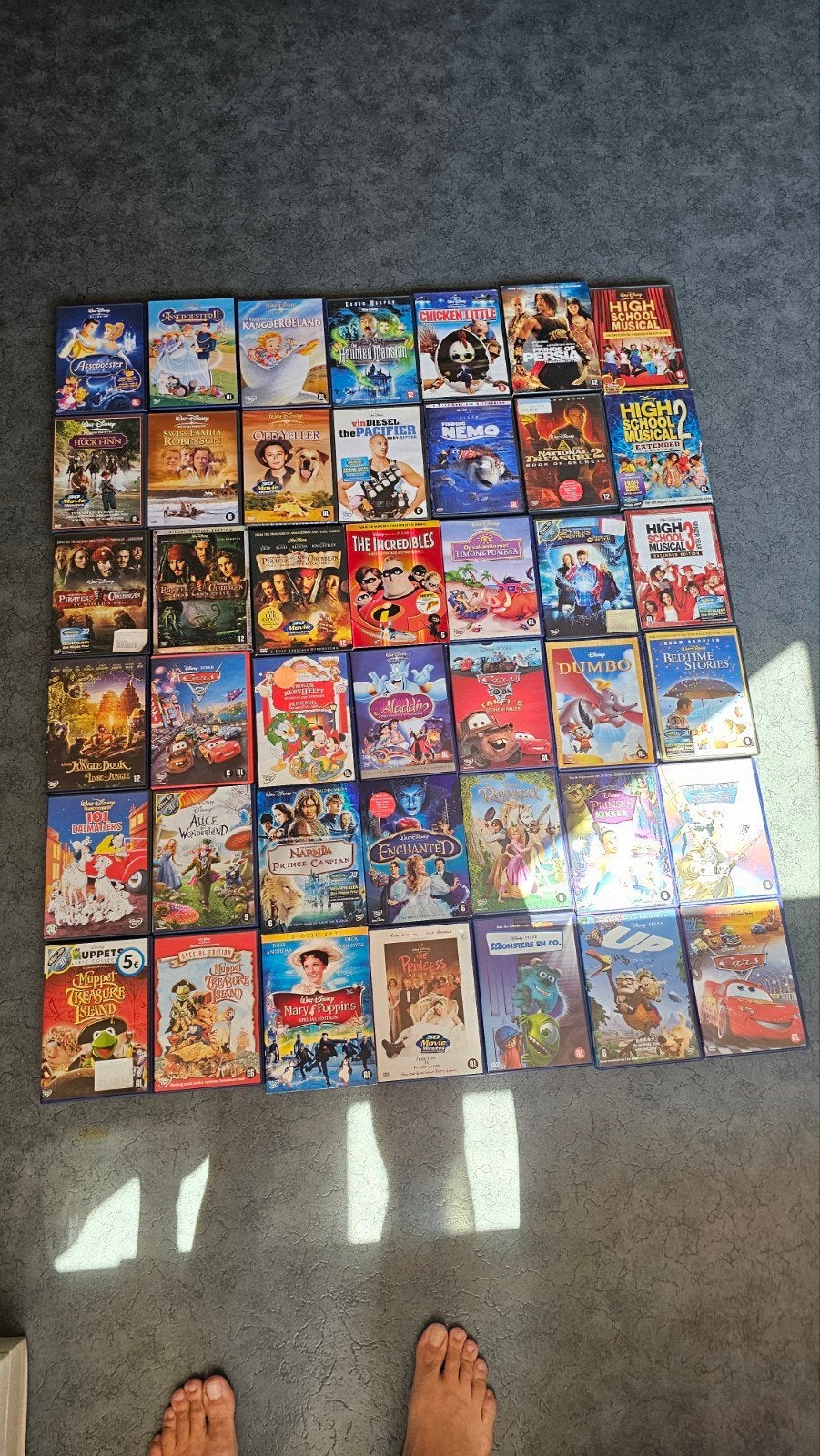 Disney dvds, ruim 50, bijna allemaal verschilende, Alle leeftijden, Ophalen of Verzenden, Zo goed als nieuw