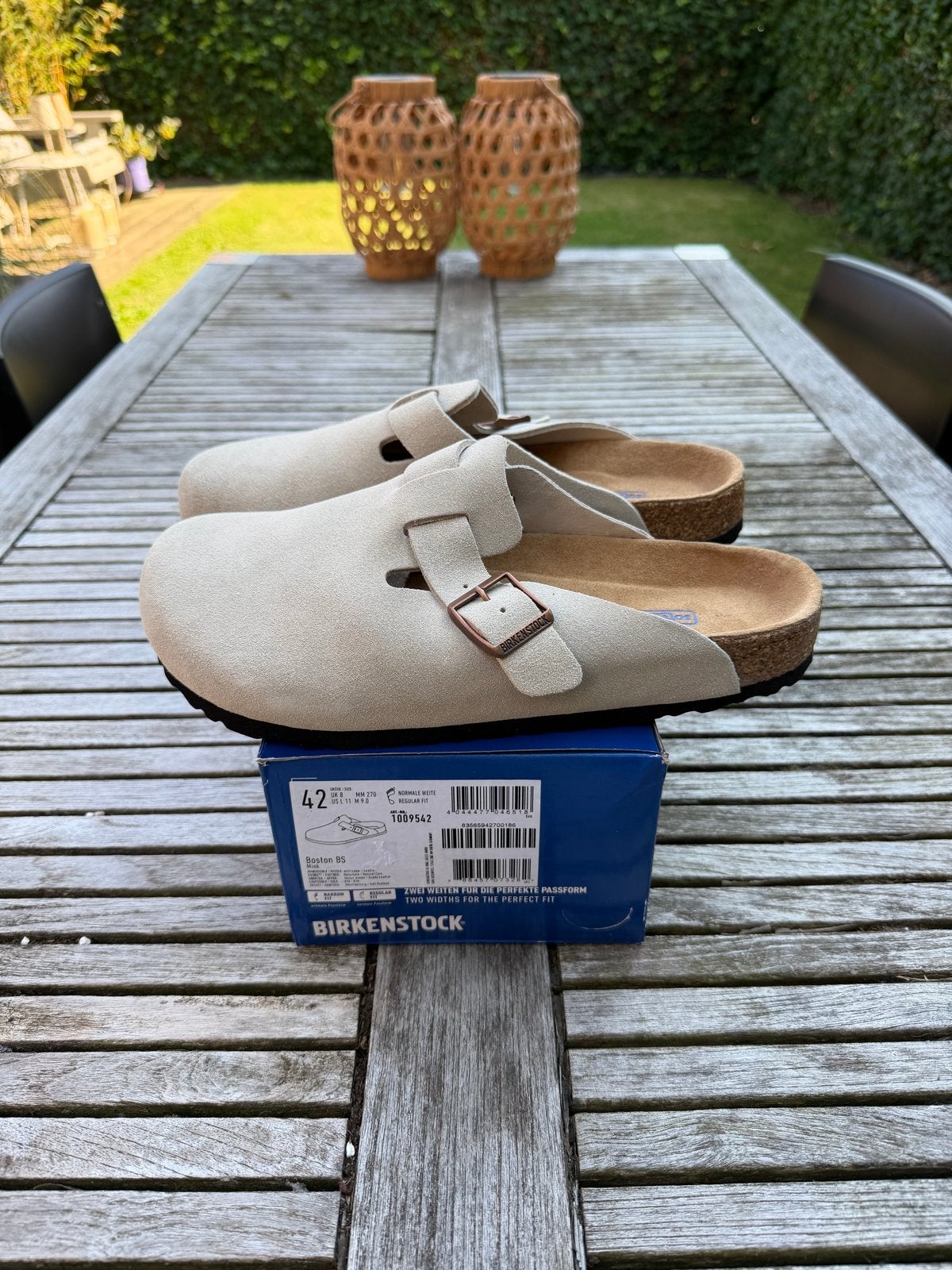 Birkenstock Boston - Nieuw in doos - Maat 42, Ophalen of Verzenden, Nieuw, Overige kleuren, Klompen