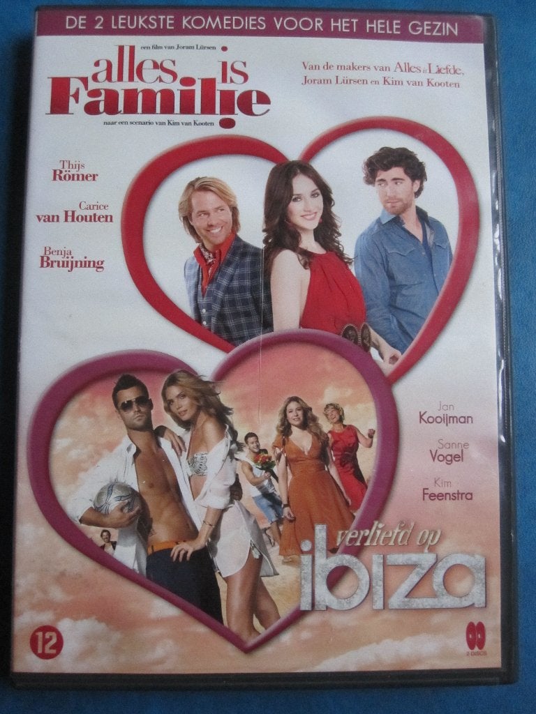 Alles is familie + Verliefd op Ibiza (2 disc), Vanaf 12 jaar, Ophalen of Verzenden, Zo goed als nieuw, Komedie