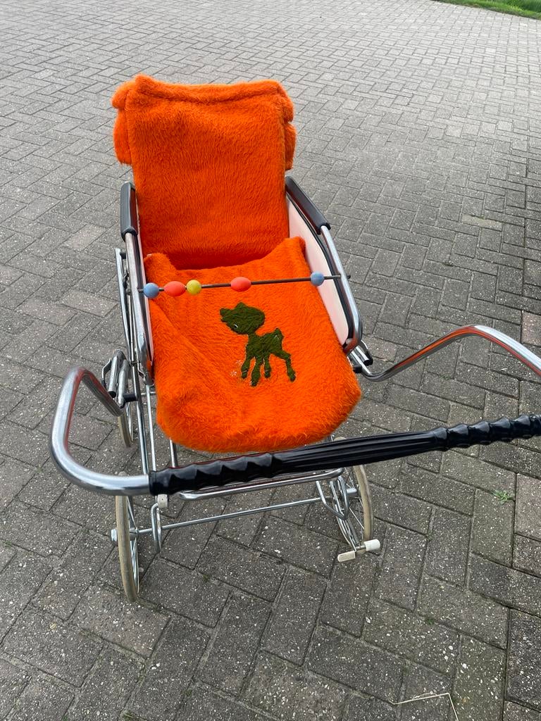 Vintage wandelwagen met voetenzak, Ophalen, Gebruikt, Kinderwagen, Overige merken