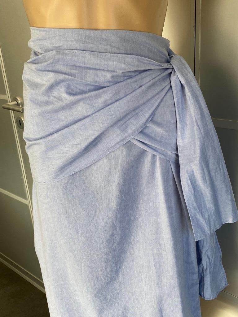 J370 Nieuw: Hunkydory maat XS/S=34/36 rok rokje licht-blauw, Blauw, Nieuw, Ophalen of Verzenden, Hunkydory
