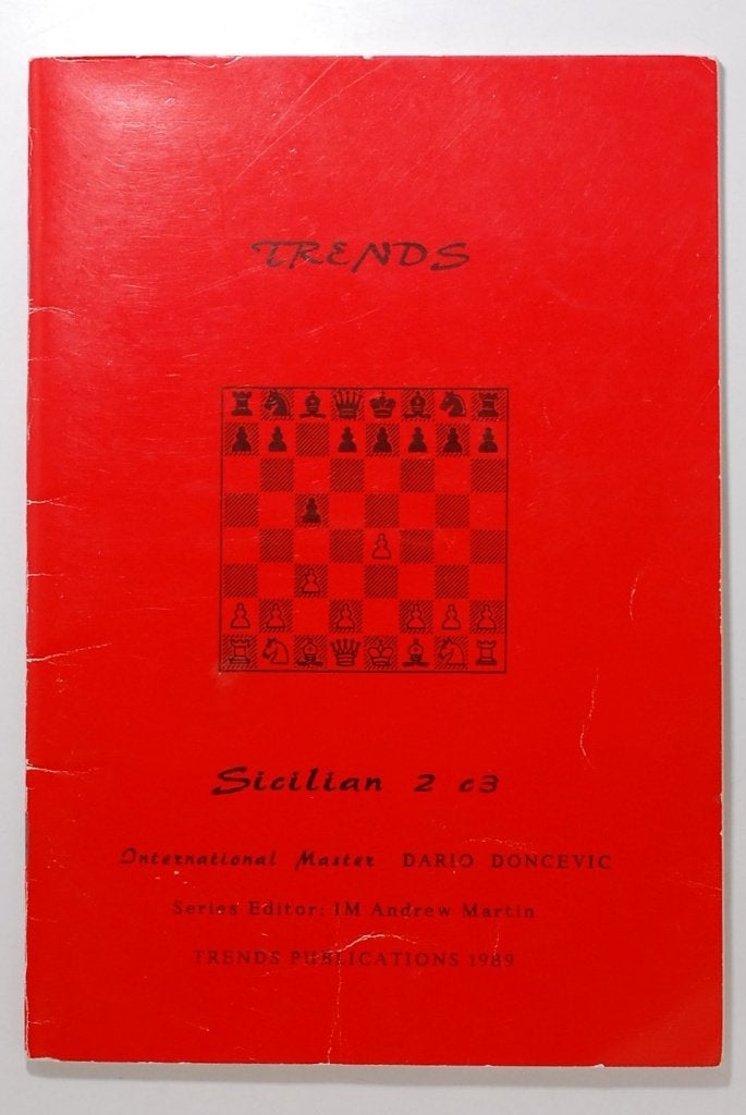 Trends Sicilian 2 c3 Schaakboek - Dario Doncevic, Verzenden, Minder dan 500 stukjes, Zo goed als nieuw, Schaken