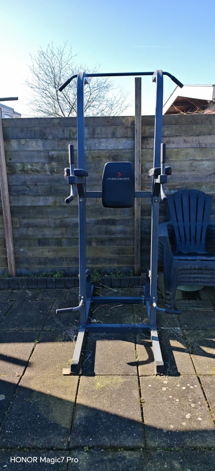 Powermark Power Tower - Pull-up en Dip Station, Ophalen, Gebruikt, Armen, Oprekstang