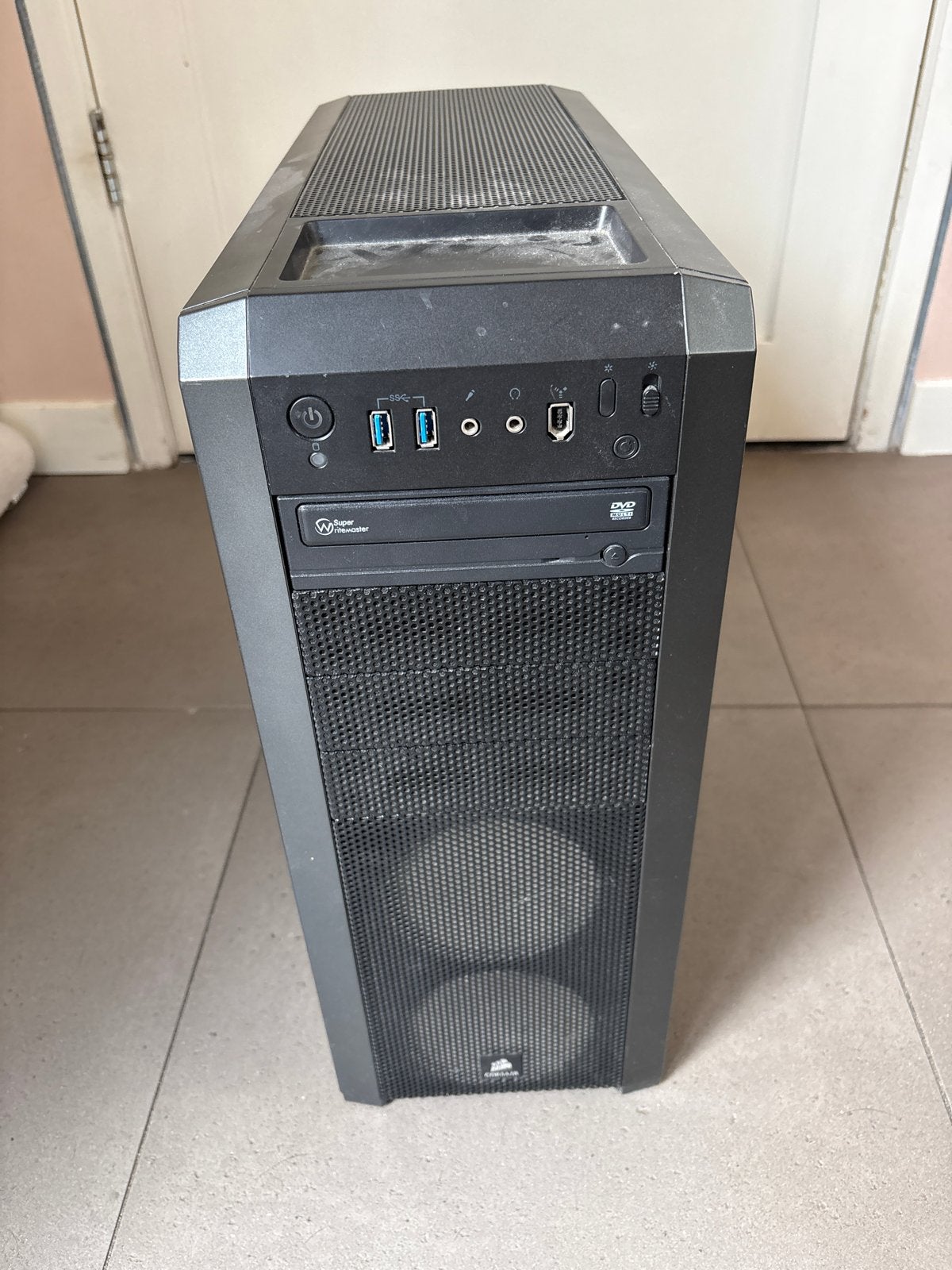 Corsair Midi Tower Carbide 500R ATX - Case + dvd, Computers en Software, Ophalen, Niet werkend