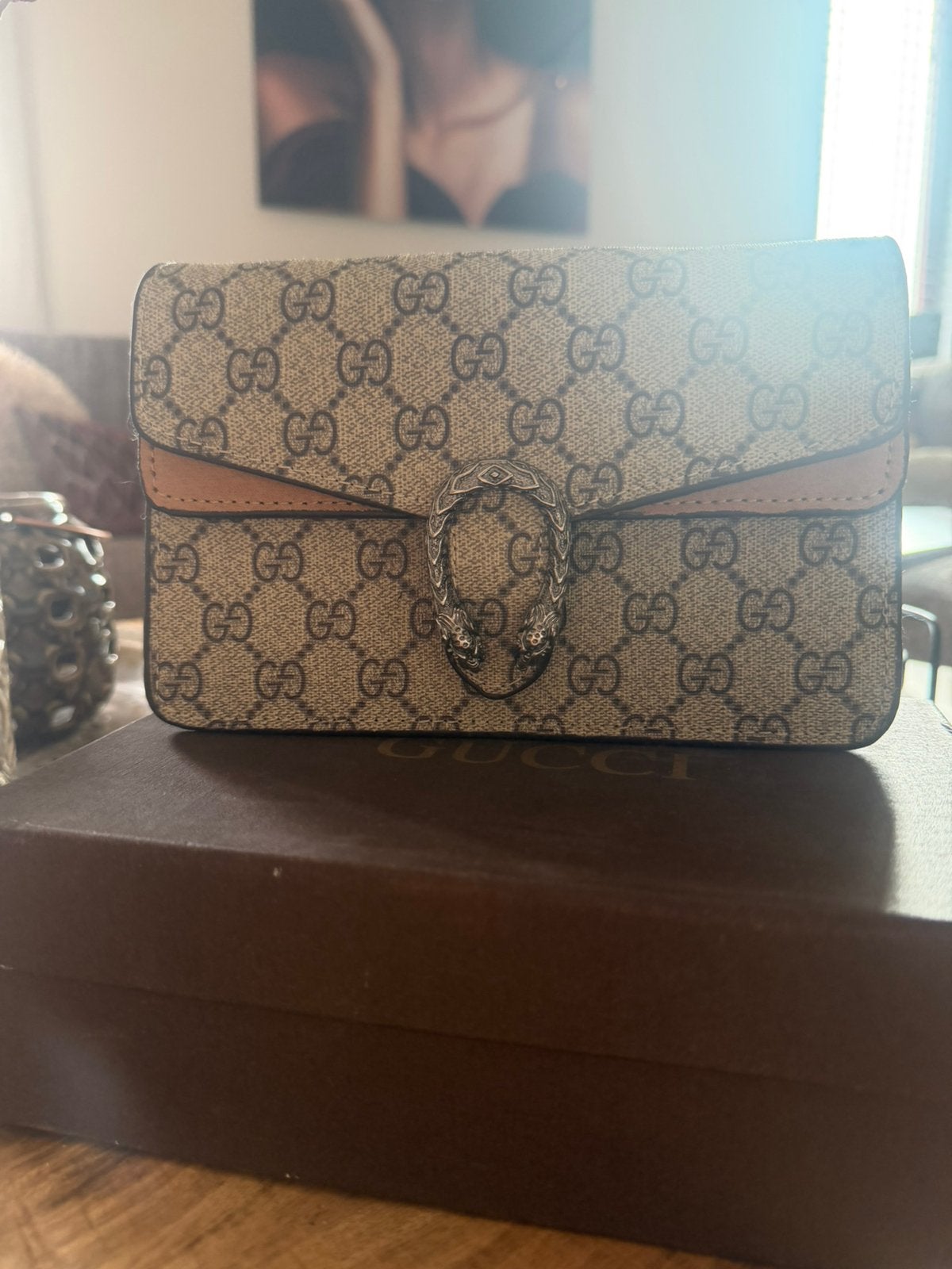 Gucci crossbody, Ophalen, Zo goed als nieuw, Zwart, Schoudertasje