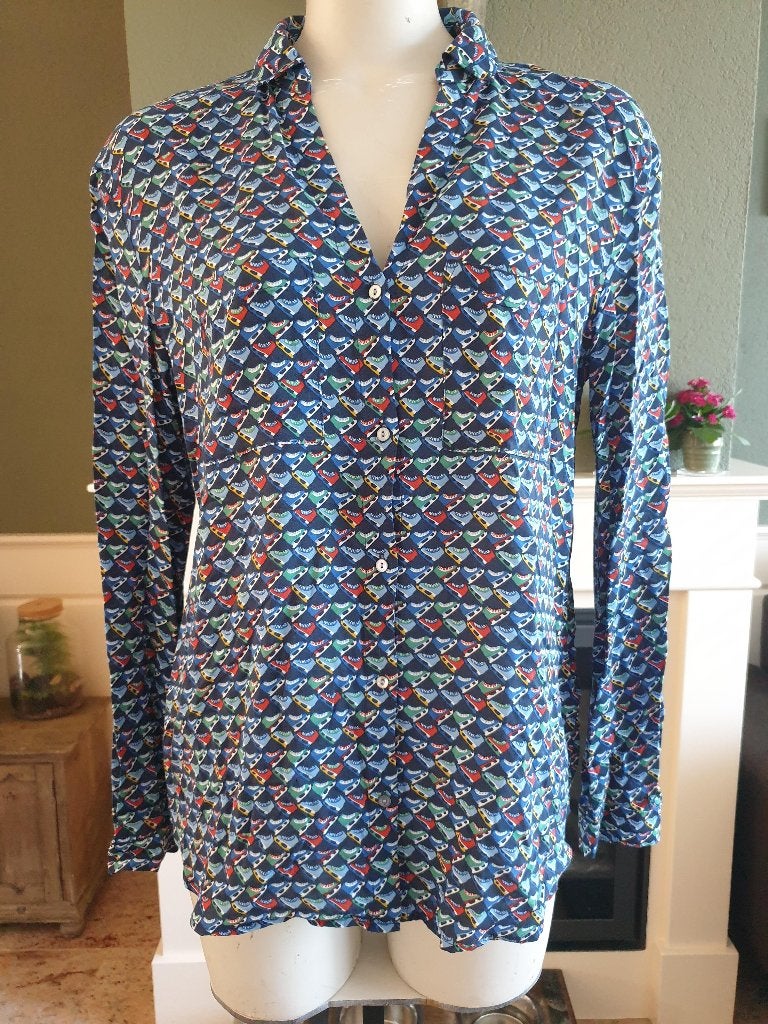 Esprit schaatsen ijshockey blouse 38 M, Maat 38/40 (M), Gedragen, Esprit, Verzenden