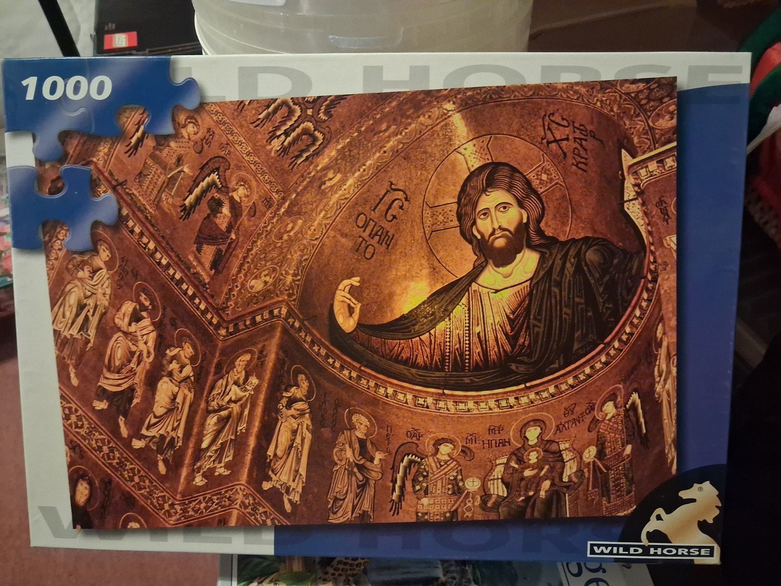 Wild Horse Legpuzzel 1000 stukjes - Religieus thema, Een of twee spelers, Ophalen of Verzenden, Zo goed als nieuw, Wild Horse