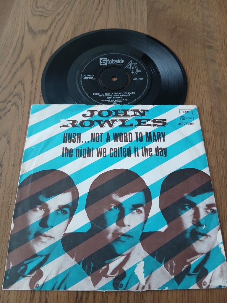 VINYL SINGLE  JOHN ROWLES   1968, Cd's en Dvd's, Ophalen of Verzenden, Zo goed als nieuw, Overige formaten