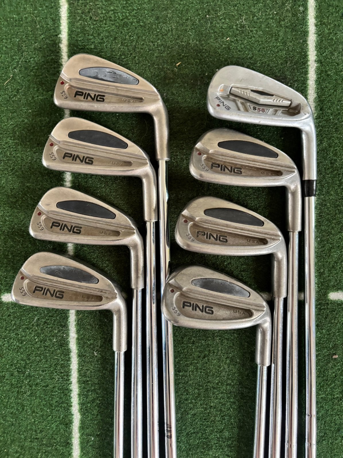 Ping S59 Ijzerset | 3/PW | R Flex | Red Dot, Sport en Fitness, Ping, Set, Zo goed als nieuw, Ping