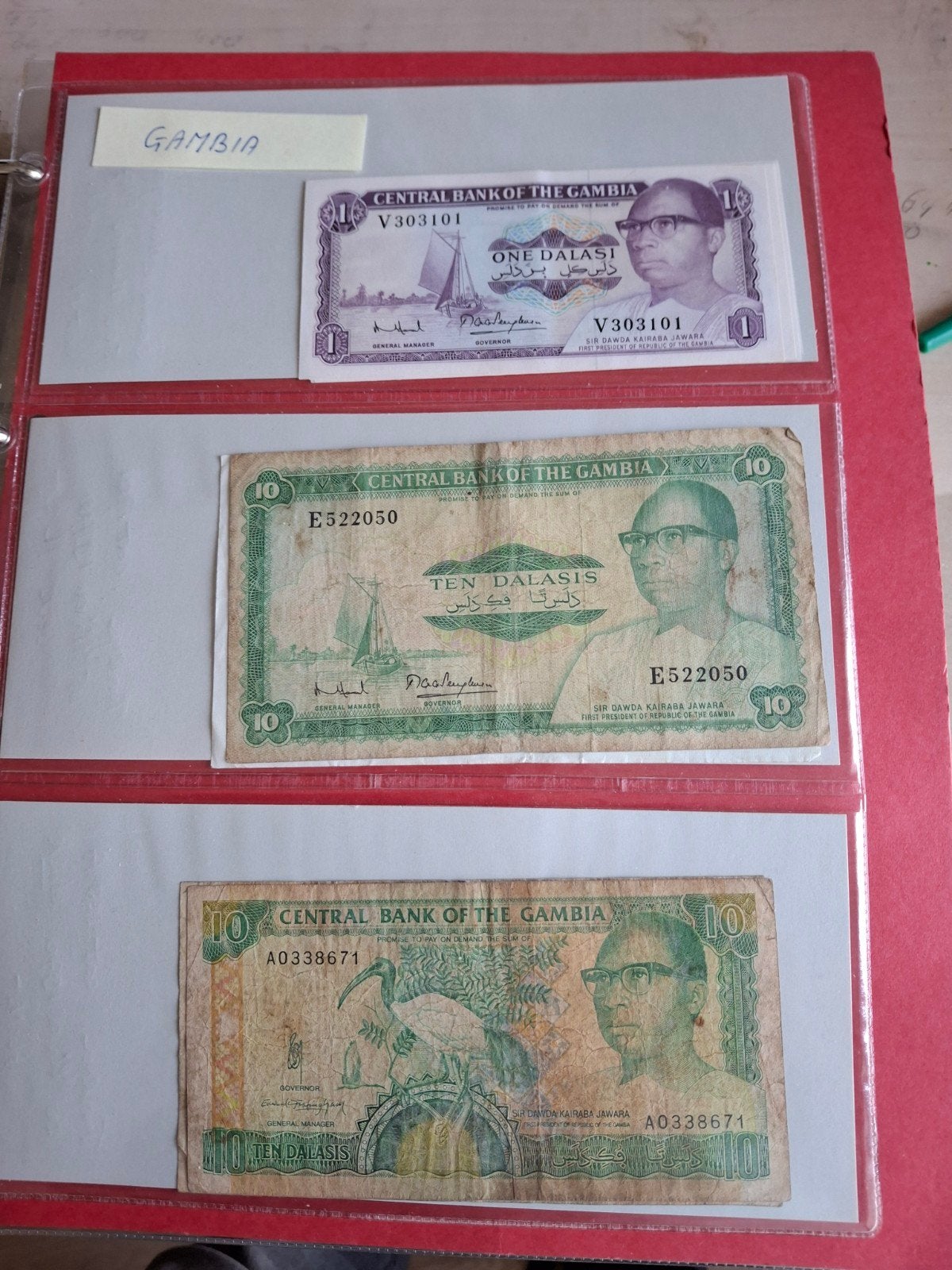 8 biljetten uit Gambia, Ophalen of Verzenden, Overige landen, Setje