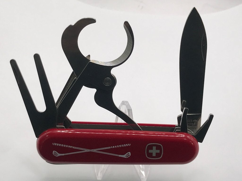 RARE Wenger Executive Golf Pro 19th Hole Cigar Cutter 3 lay, Vintageknives.nl, Nieuw, Ophalen of Verzenden, Maarten@Vintageknives.nl