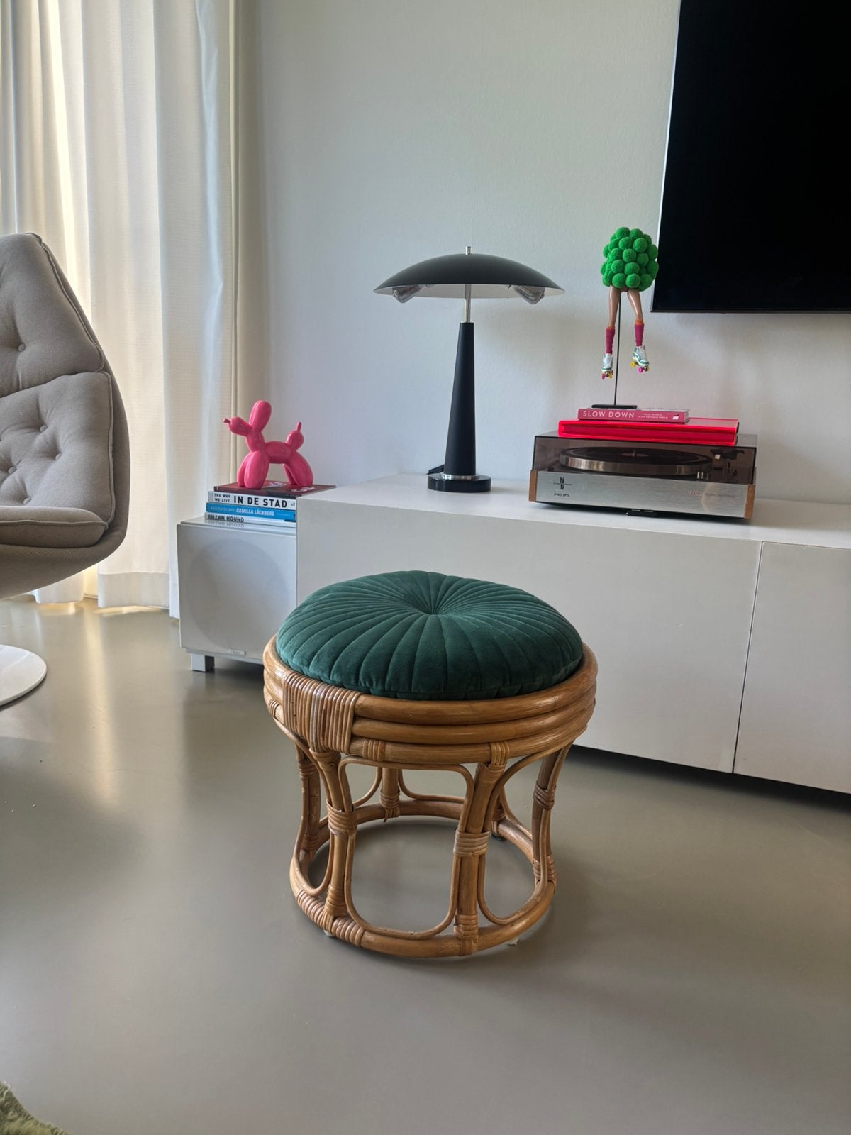 Footstool of bijzettafel vintage, Huis en Inrichting, Ophalen, Zo goed als nieuw, Overige materialen