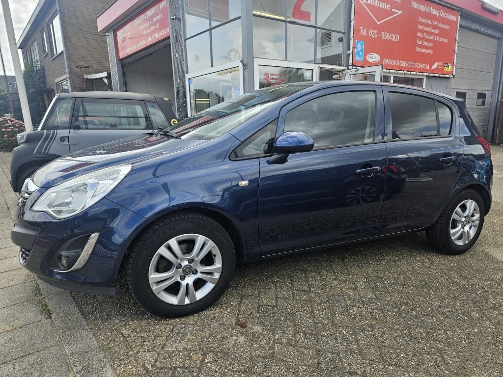 Opel Corsa 1.2-16V Berlin (bj 2013), Auto's, Opel, Voorwielaandrijving, Gebruikt, 4 cilinders, Blauw