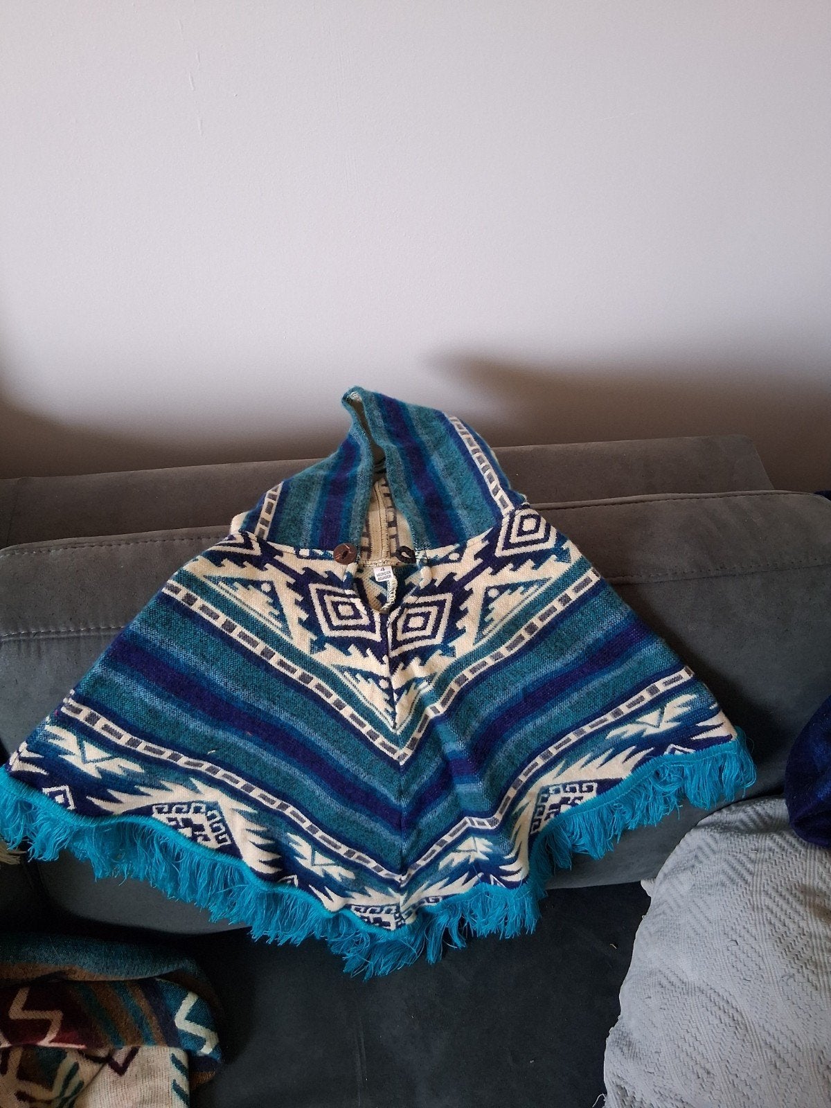 Nieuwe Alpaca Wollen Poncho voor 4-jarige Kinderen, Ophalen of Verzenden, Nieuw, Onbekend, Jongen of Meisje