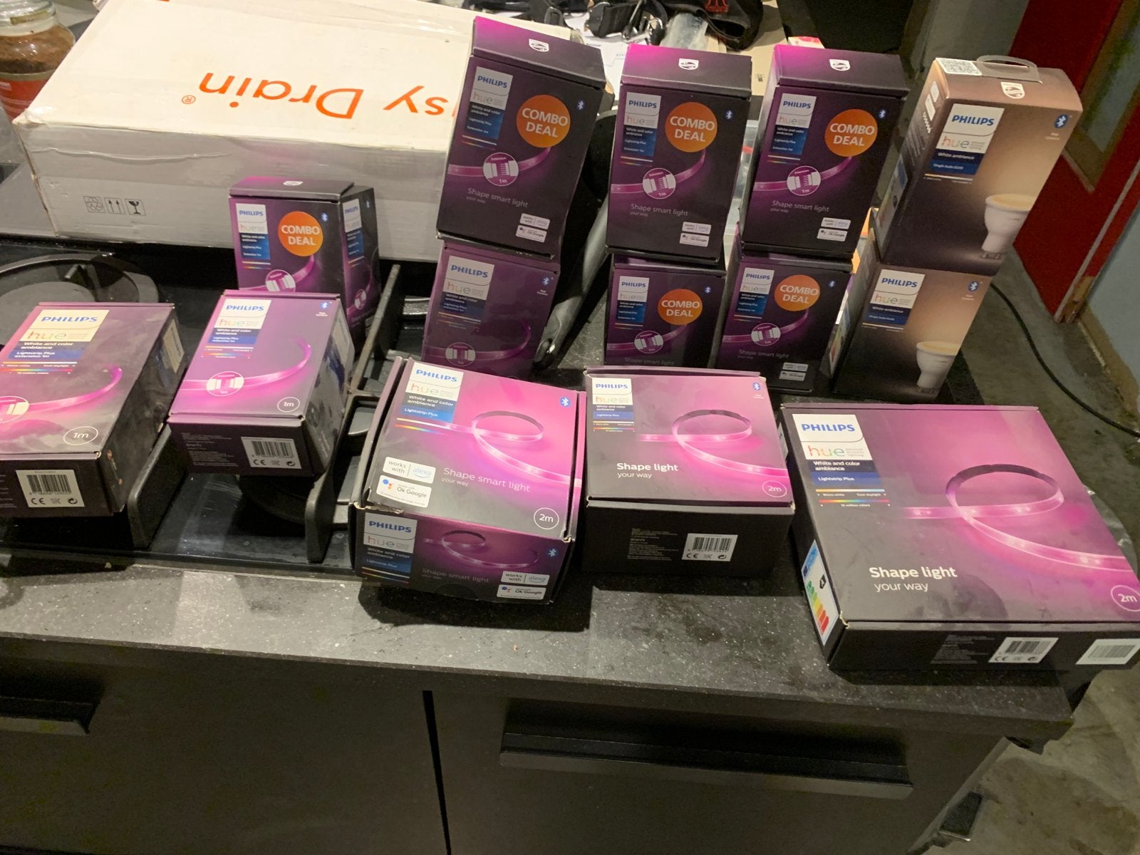Philips Hue Lightstrip Plus en losse lampen, Huis en Inrichting, Dimbaar, Ophalen, Nieuw, Philips Hue