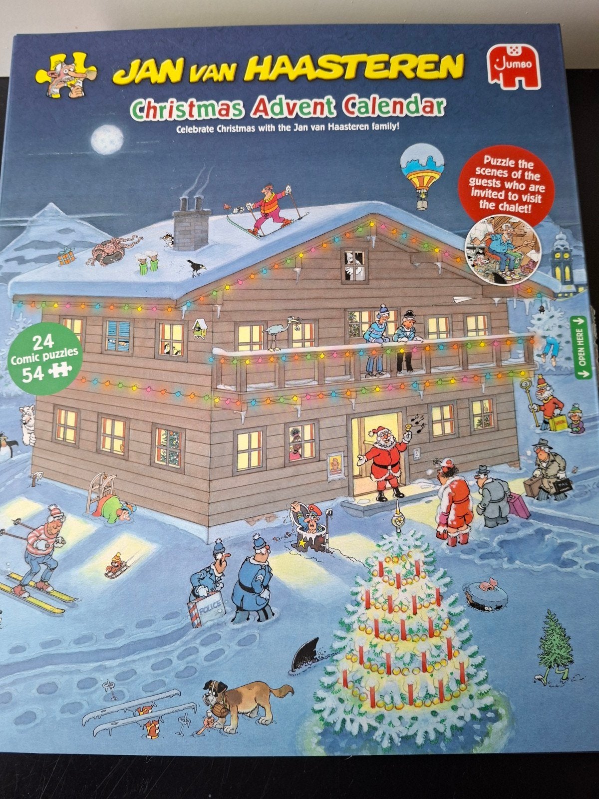 Jan van Haasteren Christmas Advent Calender, Ophalen of Verzenden, 500 t/m 1500 stukjes, Zo goed als nieuw