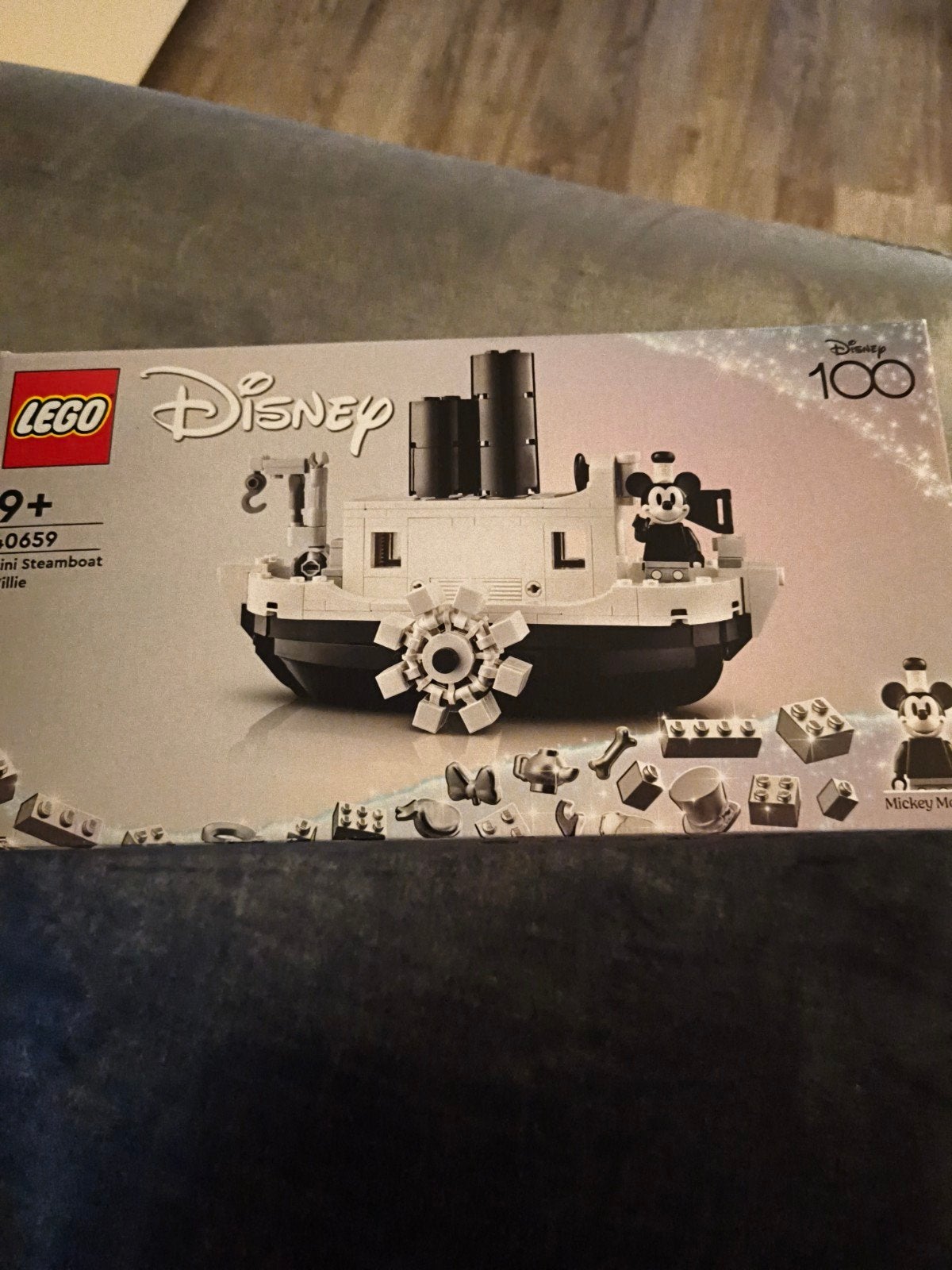 LEGO Disney 40659 Mini Steamboat Willie - Nieuw in doos, Inclusief doos, Lego, Nieuw, Ophalen of Verzenden