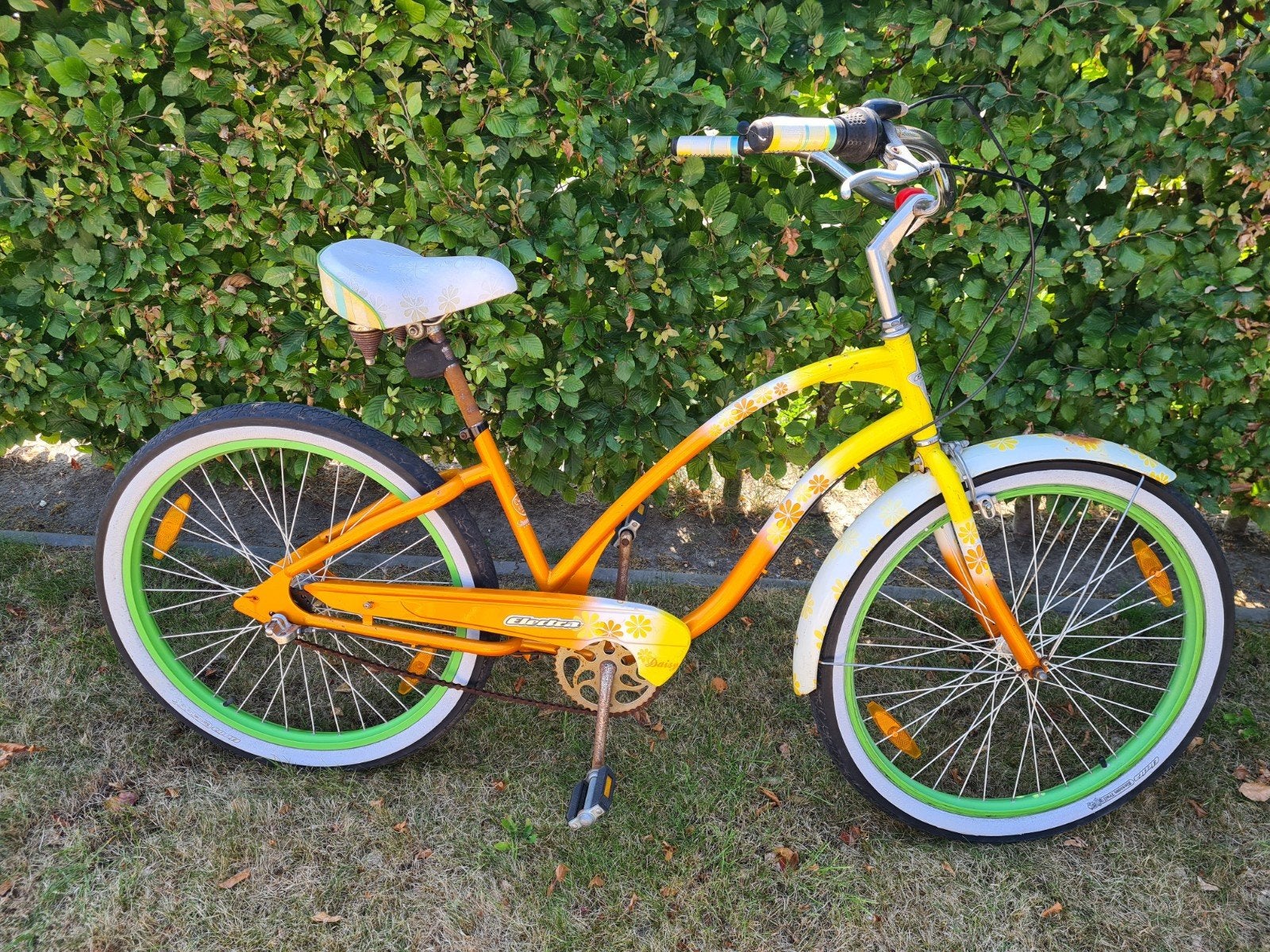 Beachcruiser Electra Daisy, Gebruikt, Velgrem, Versnellingen, 50 tot 53 cm