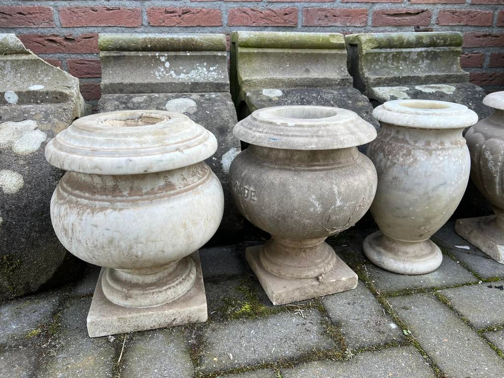 OUDE TUINVAAS VAN NATUURSTEEN, Tuin en Terras, Tuinvazen, Ophalen, Gebruikt