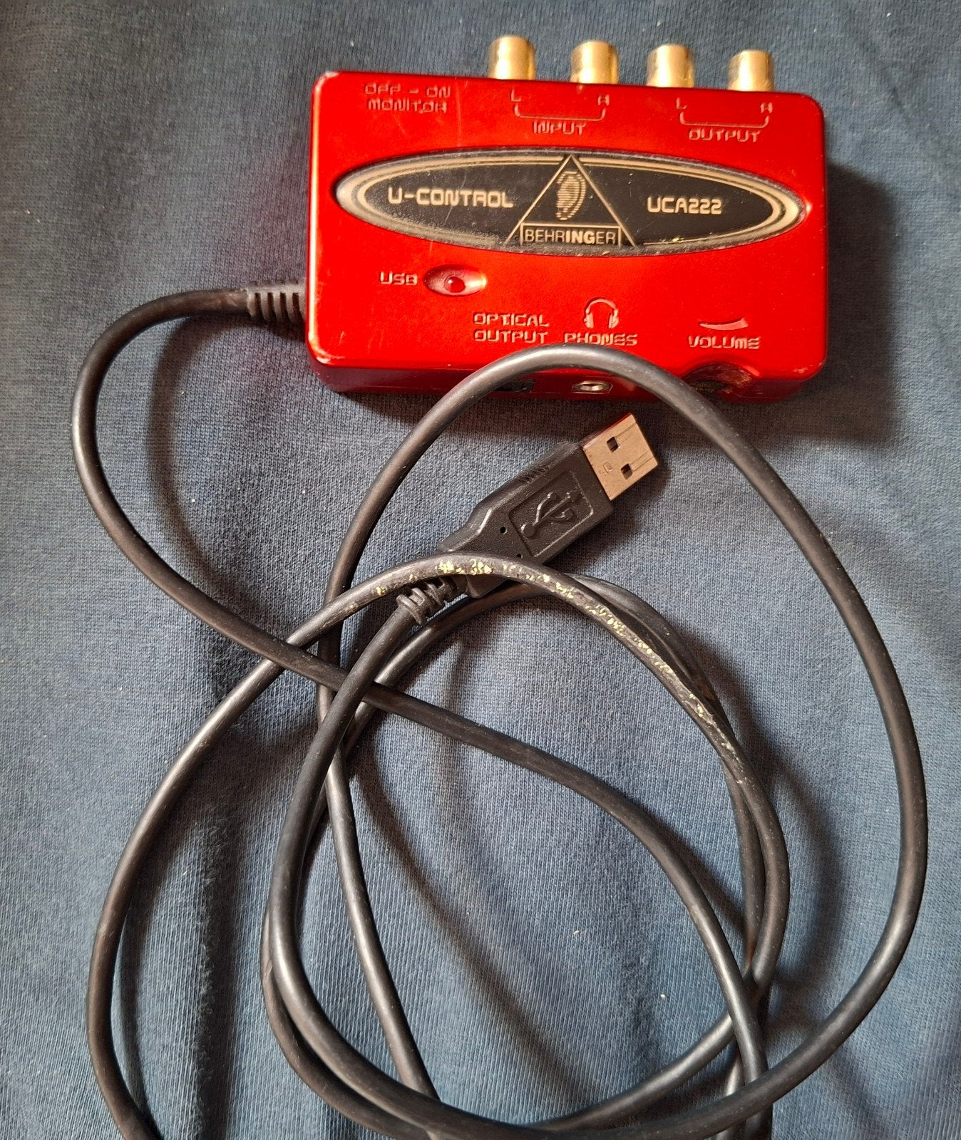 Behringer U-Control UCA202 Audio Interface, Ophalen, Gebruikt, Minder dan 2 meter, Overige kabels