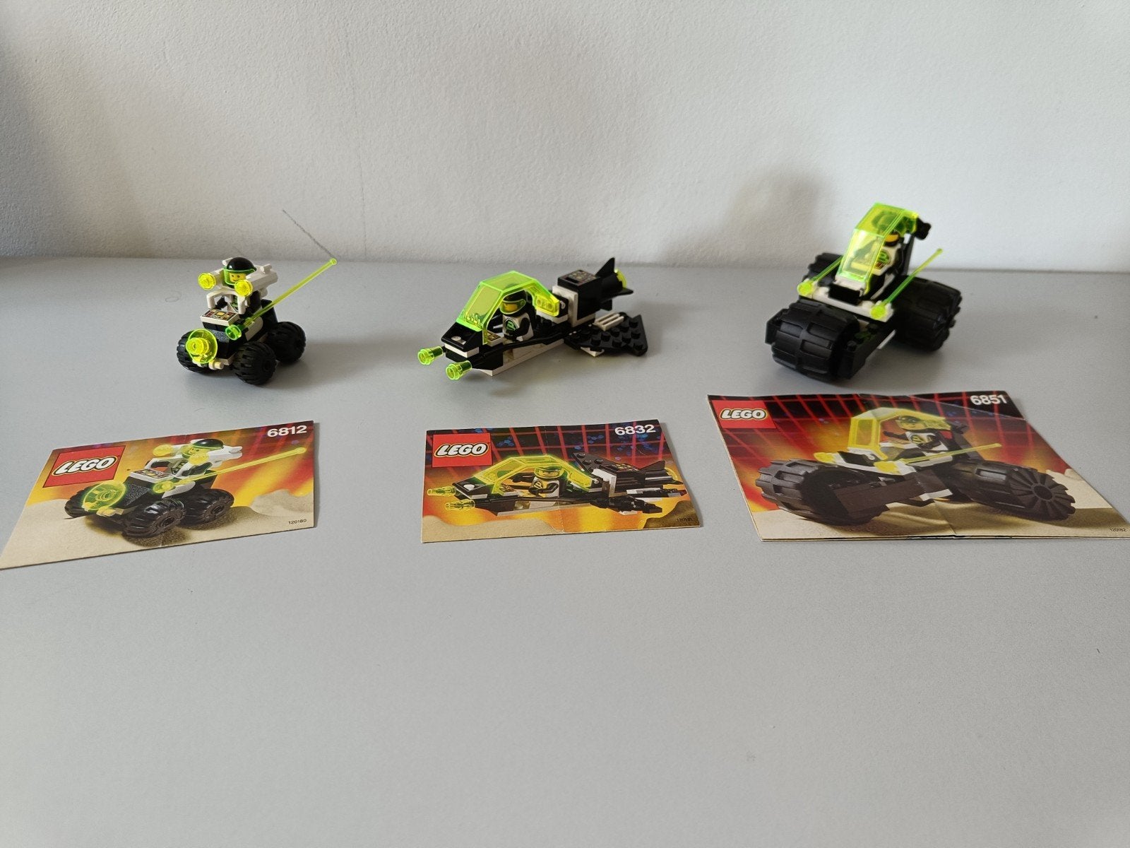 Lego Space Blacktron II drie complete sets met boekjes,1991, Kinderen en Baby's, Ophalen of Verzenden, Gebruikt, Lego, Space