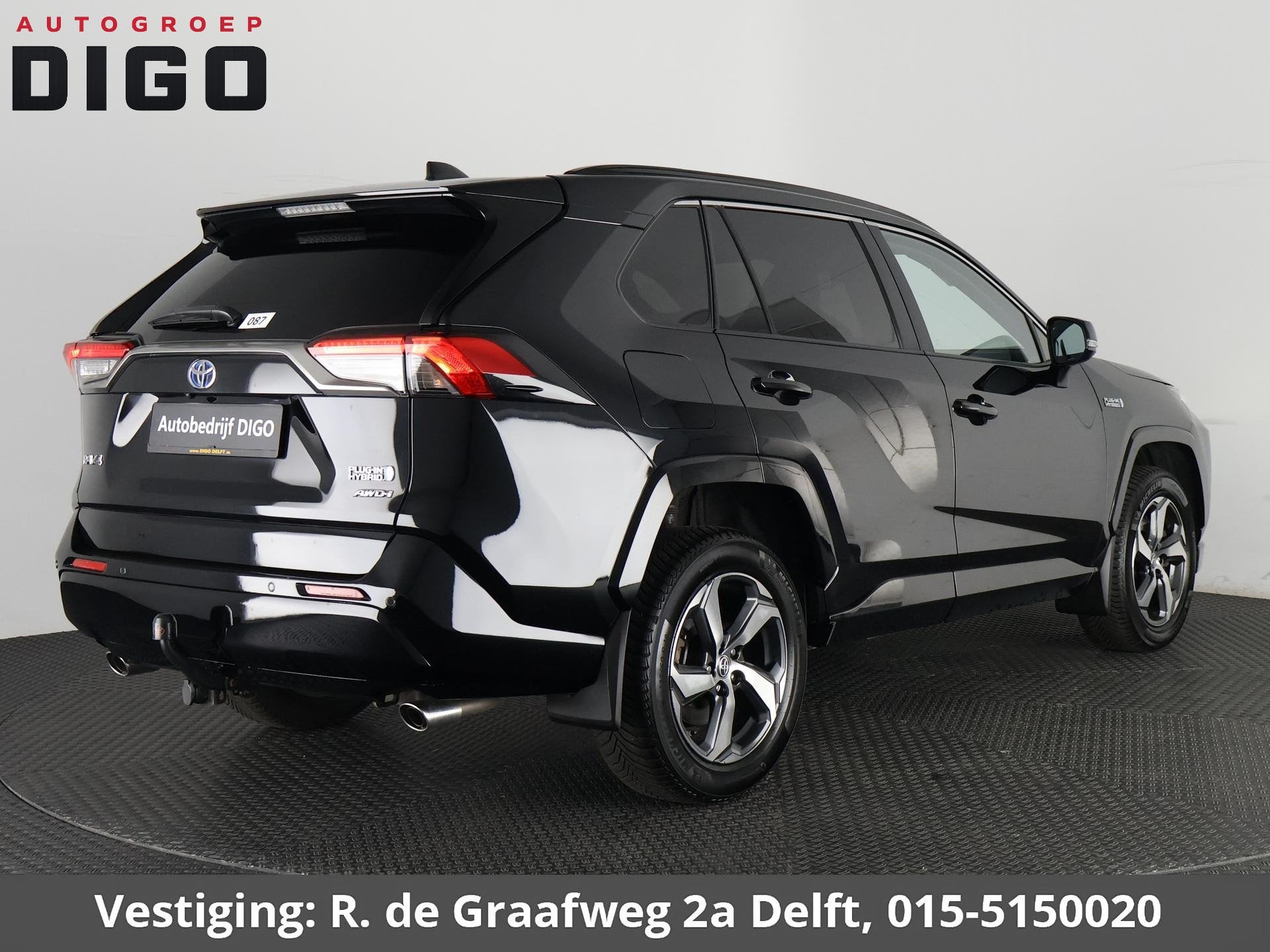 Toyota RAV4 2.5 Plug-in Hybrid AWD Business Plus 1500KG trek, Automaat, Gebruikt, 2487 cc, Blauw