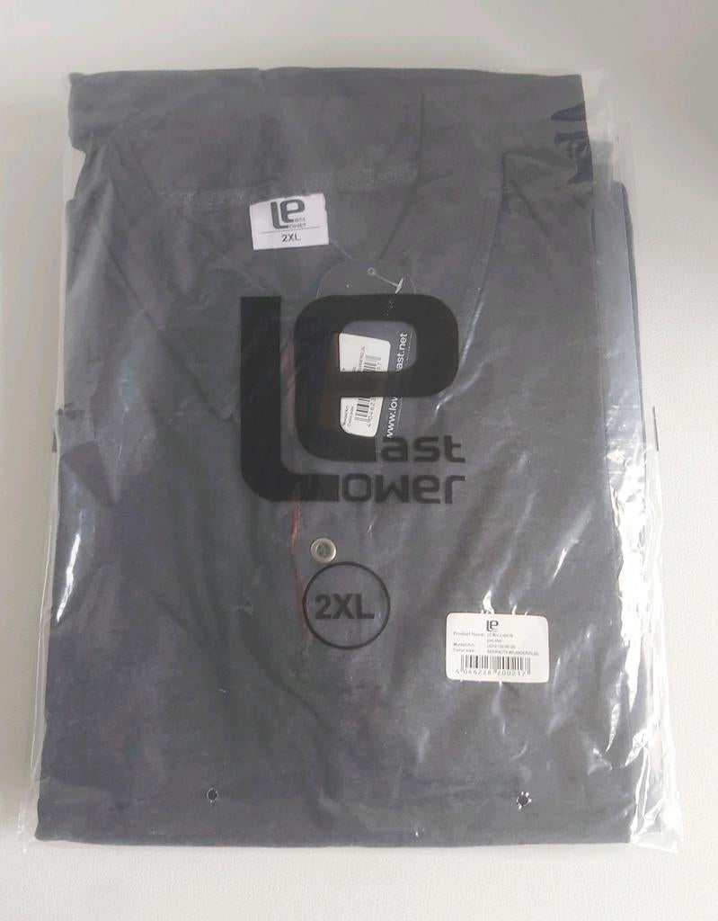 Heren T-shirt Lower East 2XL grijs - 4x nieuw in verpakking, Kleding | Heren, Lower East, Nieuw, Overige maten, Ophalen of Verzenden