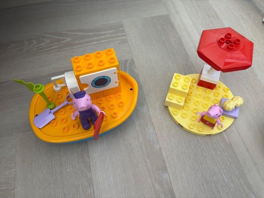 Duplo peppa pig boot, Ophalen, Zo goed als nieuw, Duplo