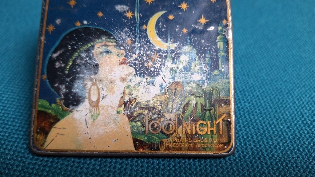 * Sigaretten blik 1001 night Philips Bros Ltd, Ophalen of Verzenden, Gebruikt, Overige, Overige merken