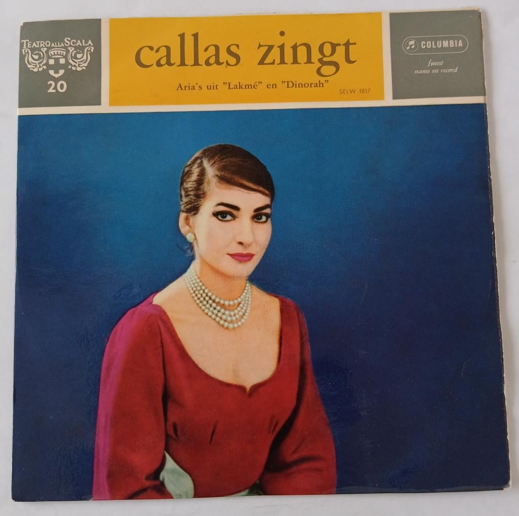 Maria Callas - Callas zingt Aria's uit Lakme en Dinorah, Cd's en Dvd's, Vinyl Singles, Ophalen of Verzenden, Gebruikt, Klassiek