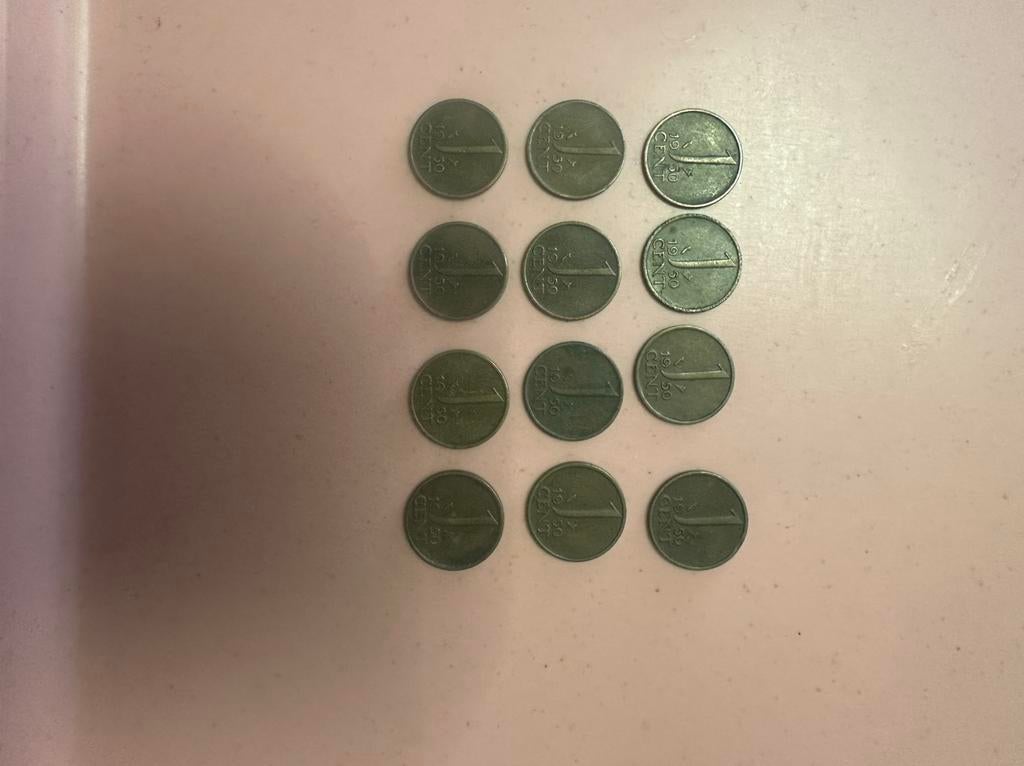 partij 1 cent Juliana (1950–1979) – 1.350 stuks, Ophalen of Verzenden, Overige landen