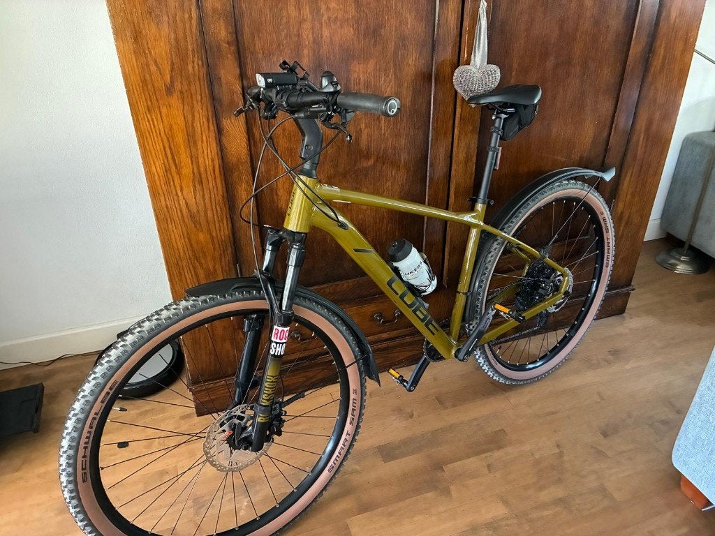 Tekoop: Cube Attention SLX willowgreen´n´black (2025)  1 L, Hardtail, Heren, 49 tot 53 cm, Zo goed als nieuw