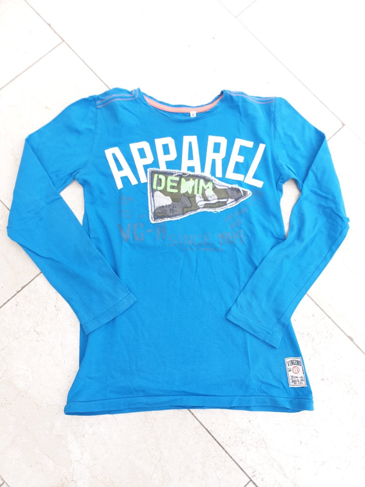 Vingino Jongens Shirt Lange Mouwen Maat 152, Kinderen en Baby's, Kinderkleding | Maat 152, Gebruikt, Ophalen of Verzenden, Vingino
