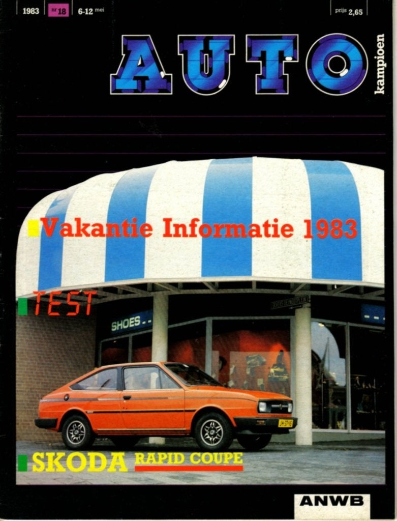 Autokampioen test Skoda Rapid Coupe Mei 1983, Ophalen of Verzenden, Gelezen, Overige merken