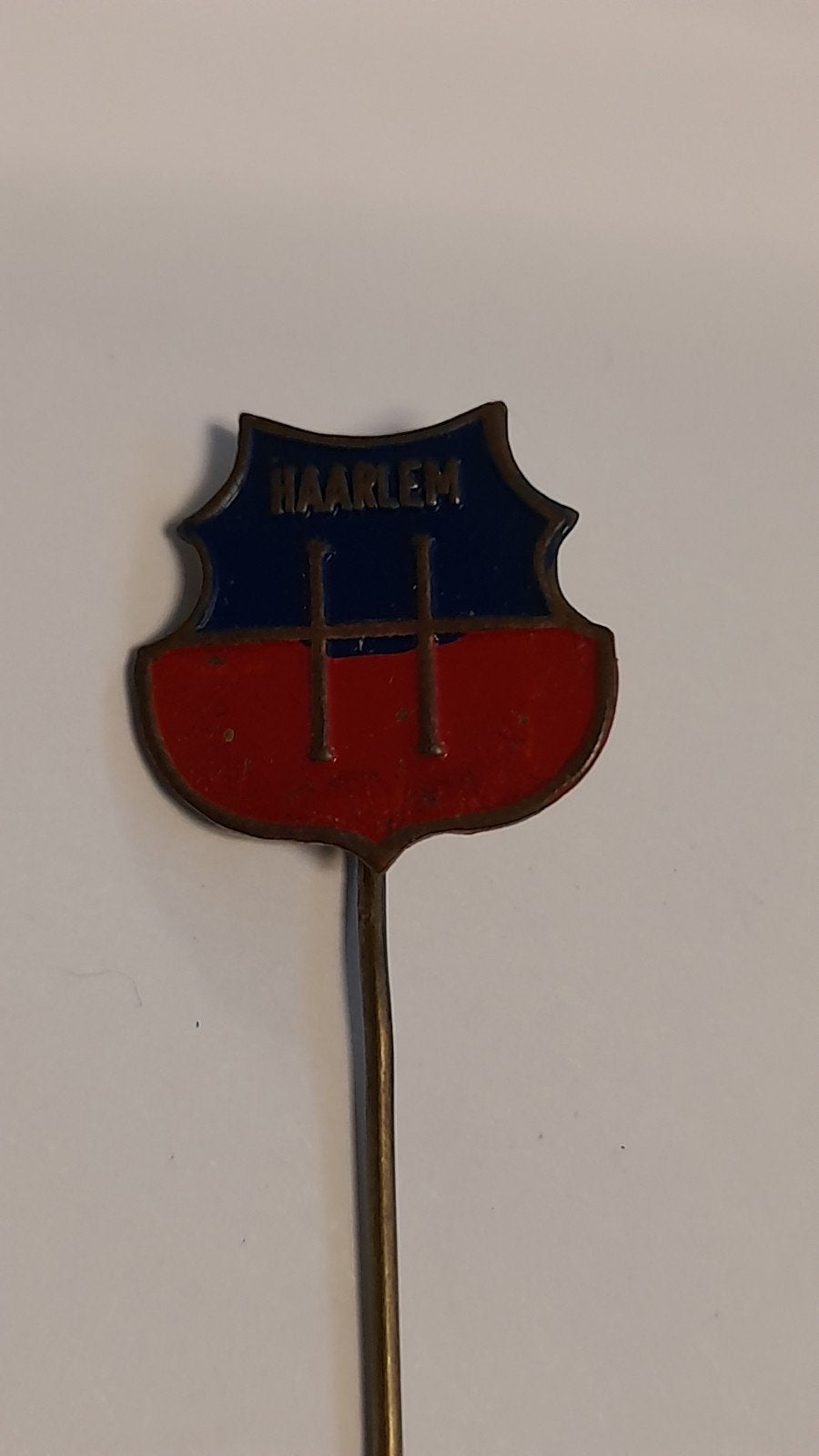 Vintage Haarlem Speldje - Stadswapen, Verzamelen, Speldjes, Pins en Buttons, Verzenden, Gebruikt