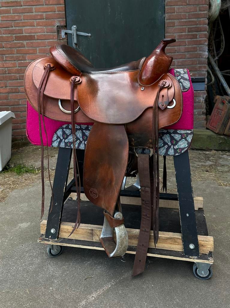 Equiflex Westernzadel 15,5 inch – in mooie staat, Ophalen of Verzenden, Gebruikt, Western