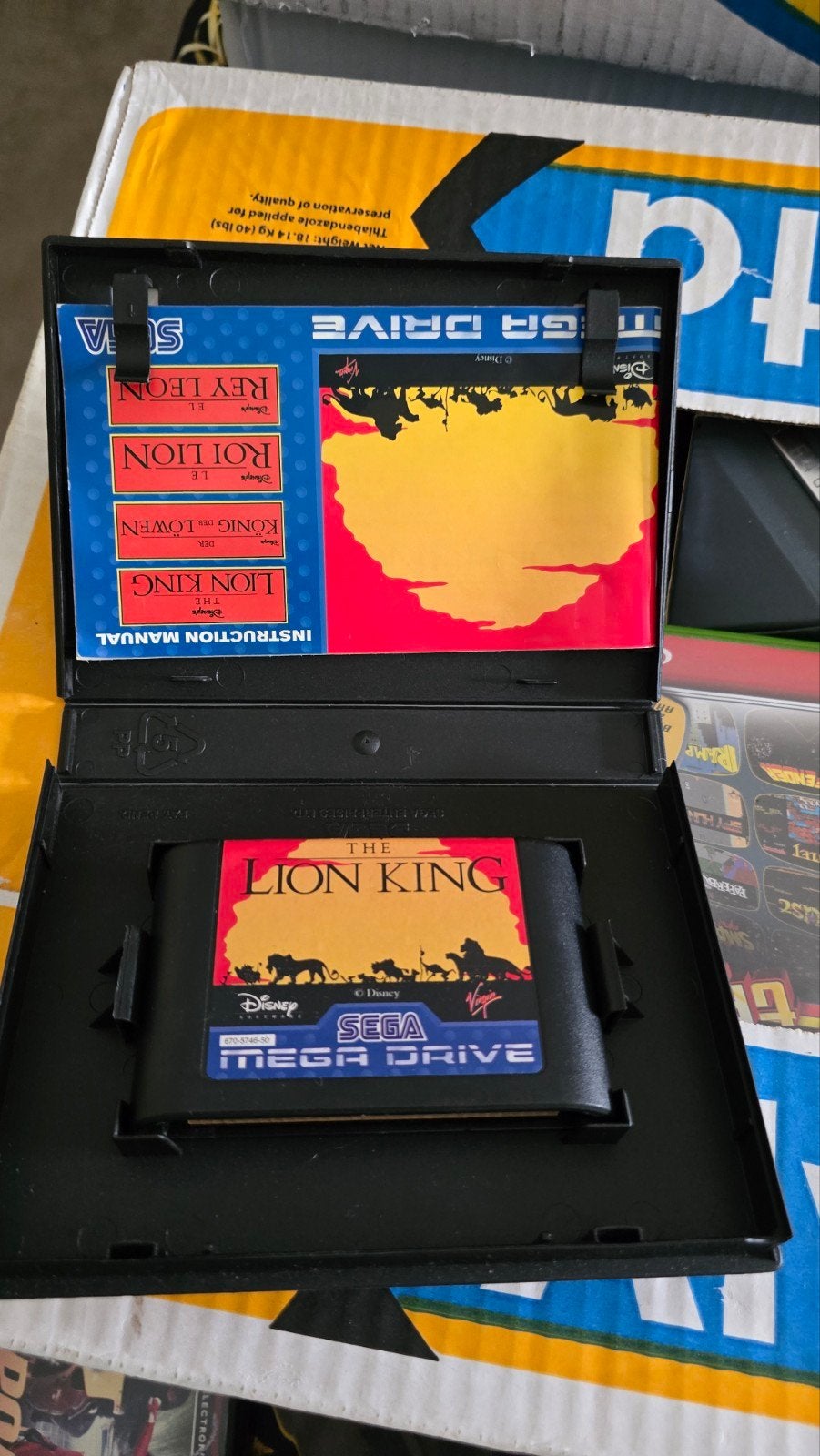 Lion king sega, Spelcomputers en Games, Avontuur en Actie, 1 speler, Ophalen of Verzenden, Zo goed als nieuw