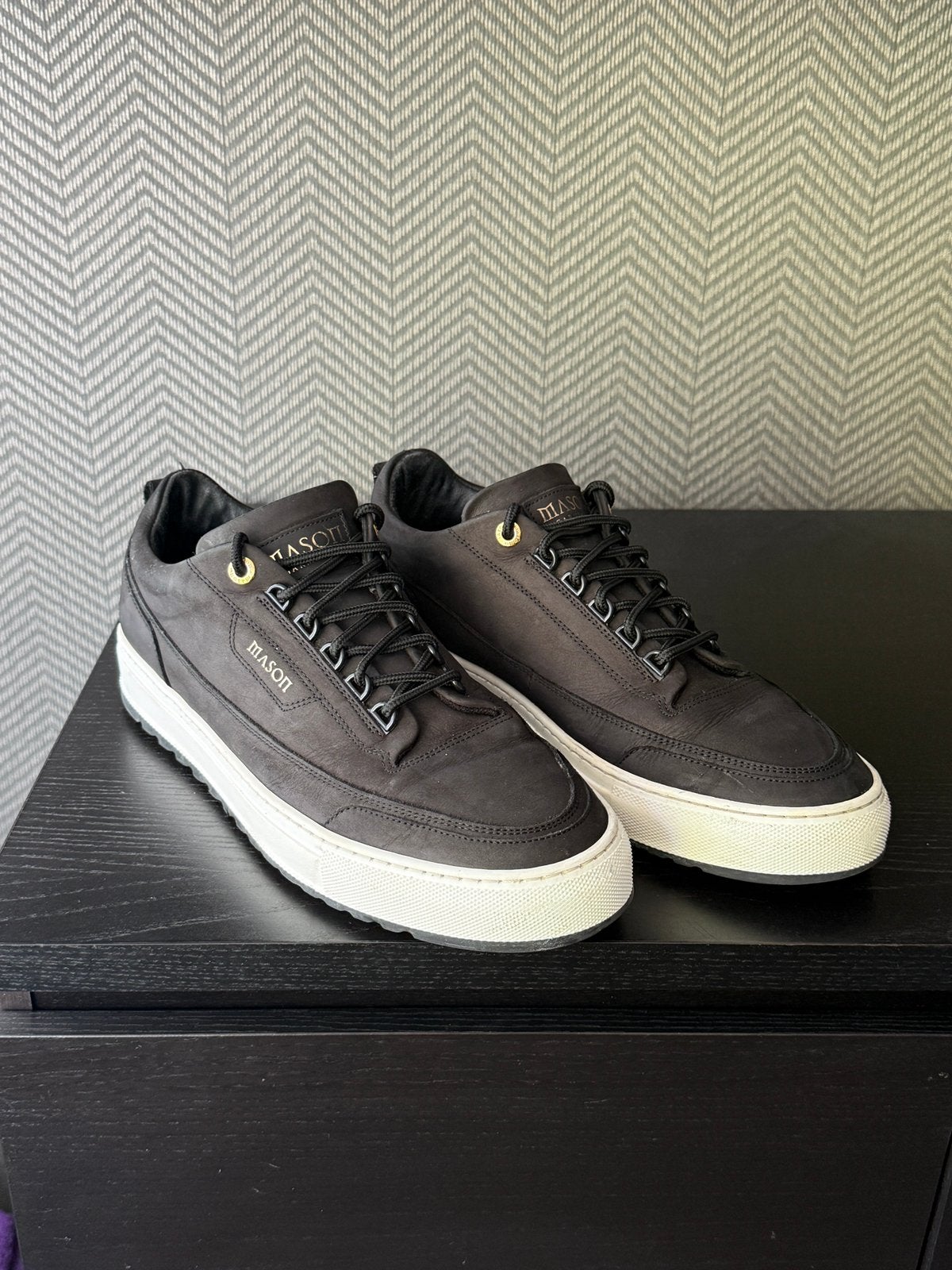 Mason garments 45 zwart, Zwart, Ophalen of Verzenden, Sneakers of Gympen, Zo goed als nieuw