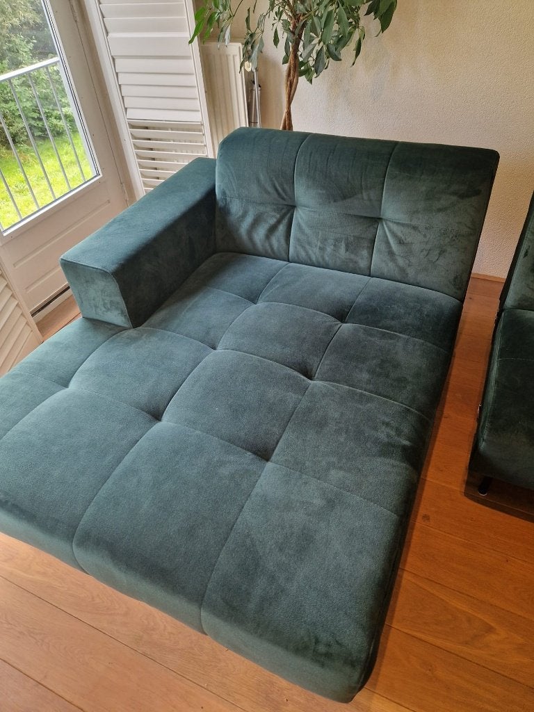 Zo goed als nieuwe hoekbank Table du Sud met hoog zitcomfort, Ophalen, Hoekbank, 300 cm of meer, 75 tot 100 cm