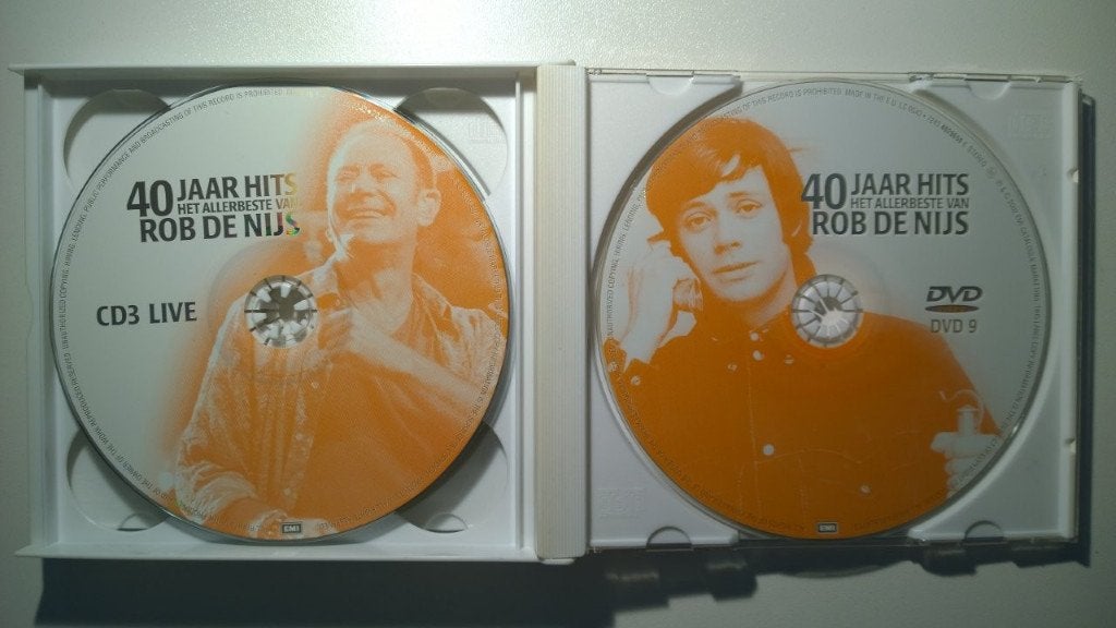 Rob de Nijs - 40 Jaar Hits (3 CD + DVD), Ophalen of Verzenden, Zo goed als nieuw, Pop