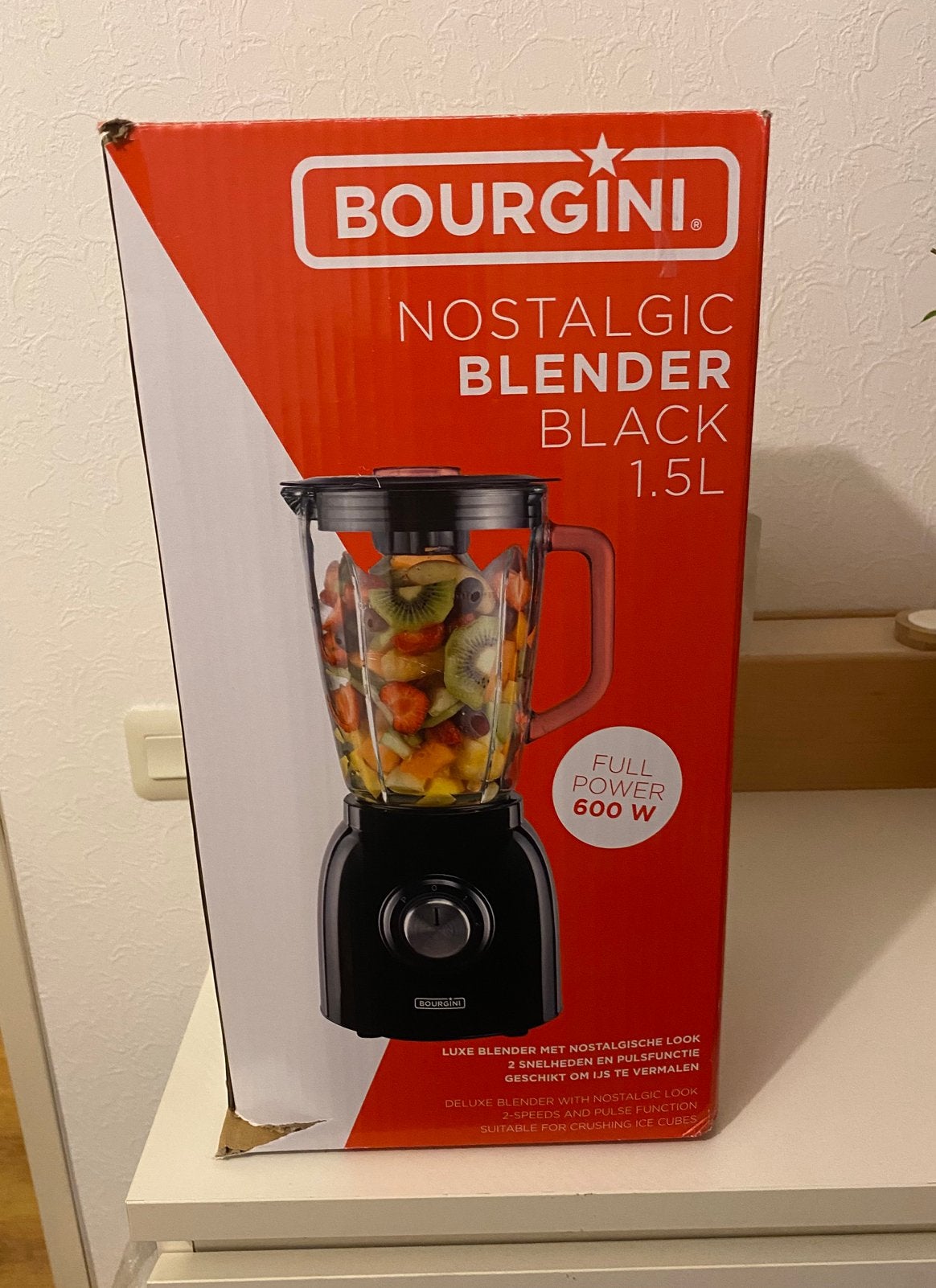 Blender 1,5L (ook ijsklontjes kunnen erin!), Ophalen, Zo goed als nieuw, Blender