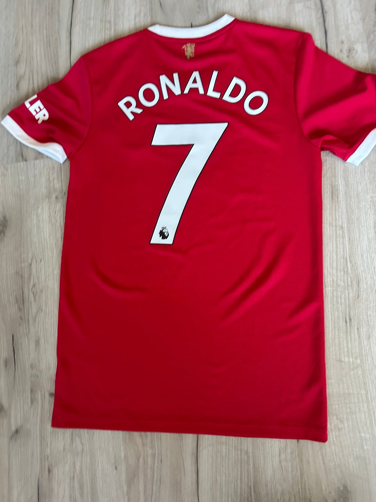 Origineel Voetbalshirt Manchester Untied Thuisshirt Ronaldo, Maat S, Ophalen of Verzenden, Zo goed als nieuw, Shirt