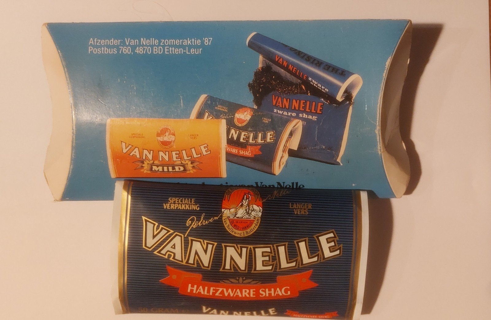 Van Nelle Zomeraktie '87 Shag Verpakking, Ophalen of Verzenden, Zo goed als nieuw, Overige typen