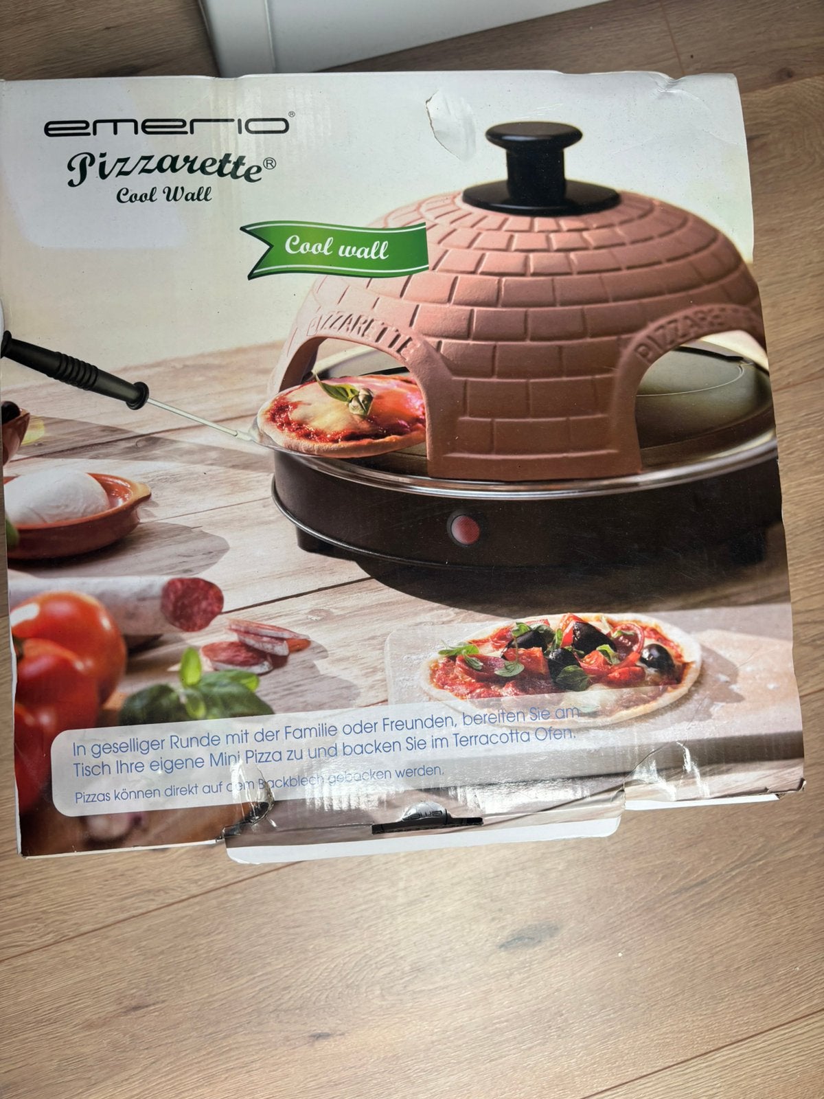 Pizzarette emerio, Witgoed en Apparatuur, Gourmetstellen, Ophalen, Zo goed als nieuw, 4 t/m 7 personen