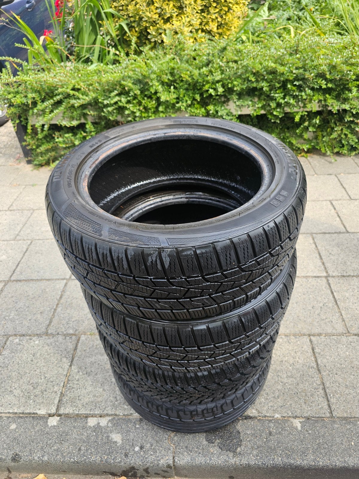 4 banden 195/50R15 82V (M+S), Ophalen, Gebruikt