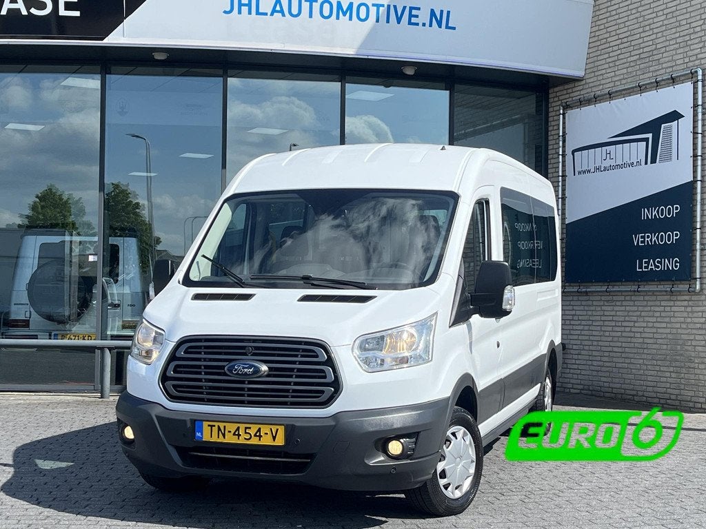 Ford Transit Kombi 2.0 TDCI L3H2*9PERS*EX.BTW*BPM-VRIJ*PERSO, Auto's, Voorwielaandrijving, Stof, Gebruikt, Euro 6