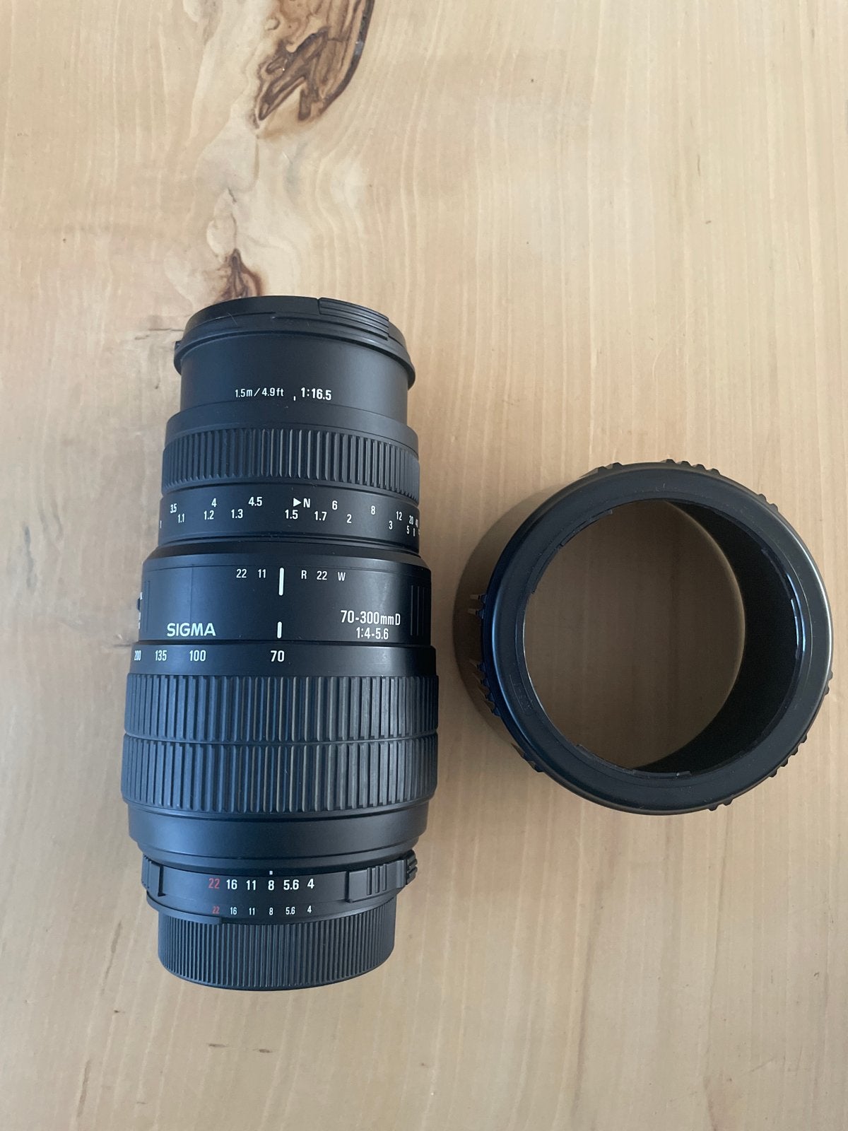 Sigma 70-300mm D 1:4-5.6 Telelens voor Nikon, Gebruikt, Sigma, Autofocus, Nikon F-mount