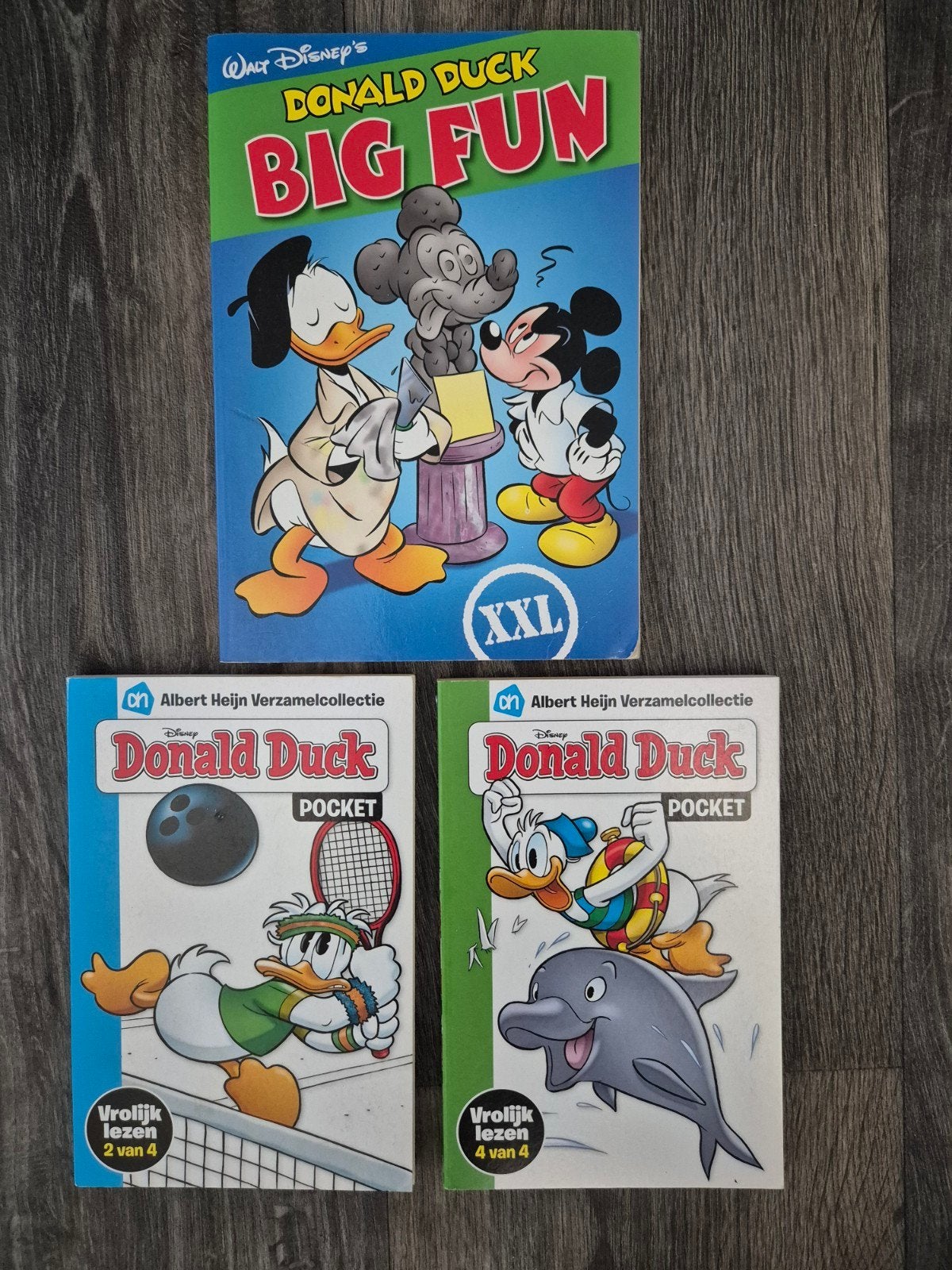 Donald duck big fun, diverse pockets en bladen, setprijs, Boeken, Meerdere stripboeken, Ophalen of Verzenden, Gelezen