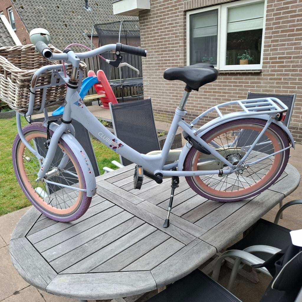 Leuke meisjesfiets met mandje - Clubb, Overige merken, Terugtraprem, Gebruikt, Ophalen of Verzenden