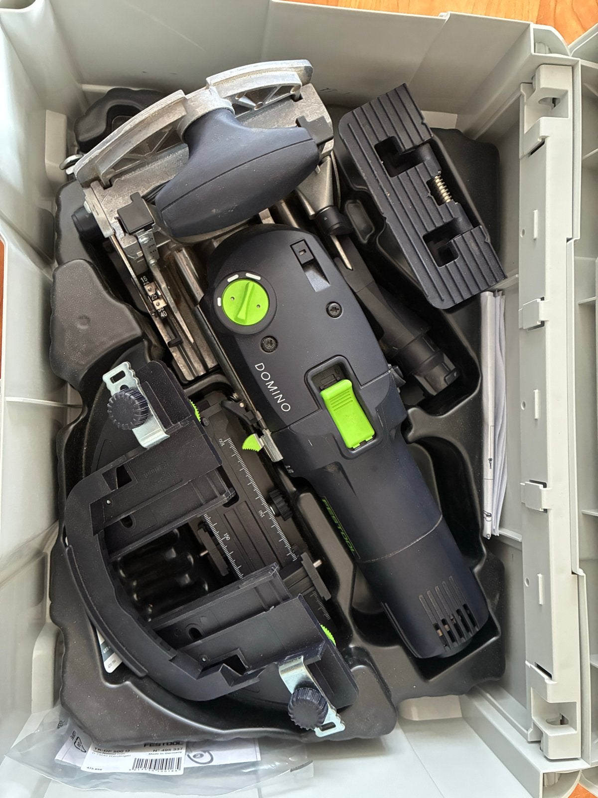 Festool Domino DF 500 Verbindingsfrees in Systainer, Ophalen of Verzenden, Zo goed als nieuw